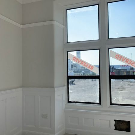 Carnegie Window after restoration in dunfermline