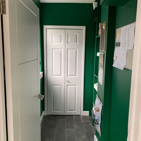after complete painting and decorating of room by sigdecor in dunfermline
