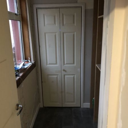 before complete painting and decorating of room by sigdecor in dunfermline