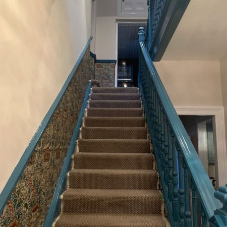 after painting and decorating gowkhill stairs by sigdecor