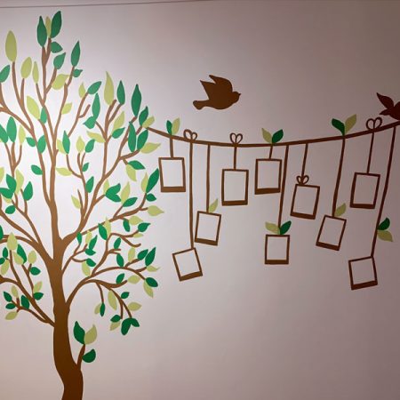 completed hand painting of mural by ayla at sigdecor